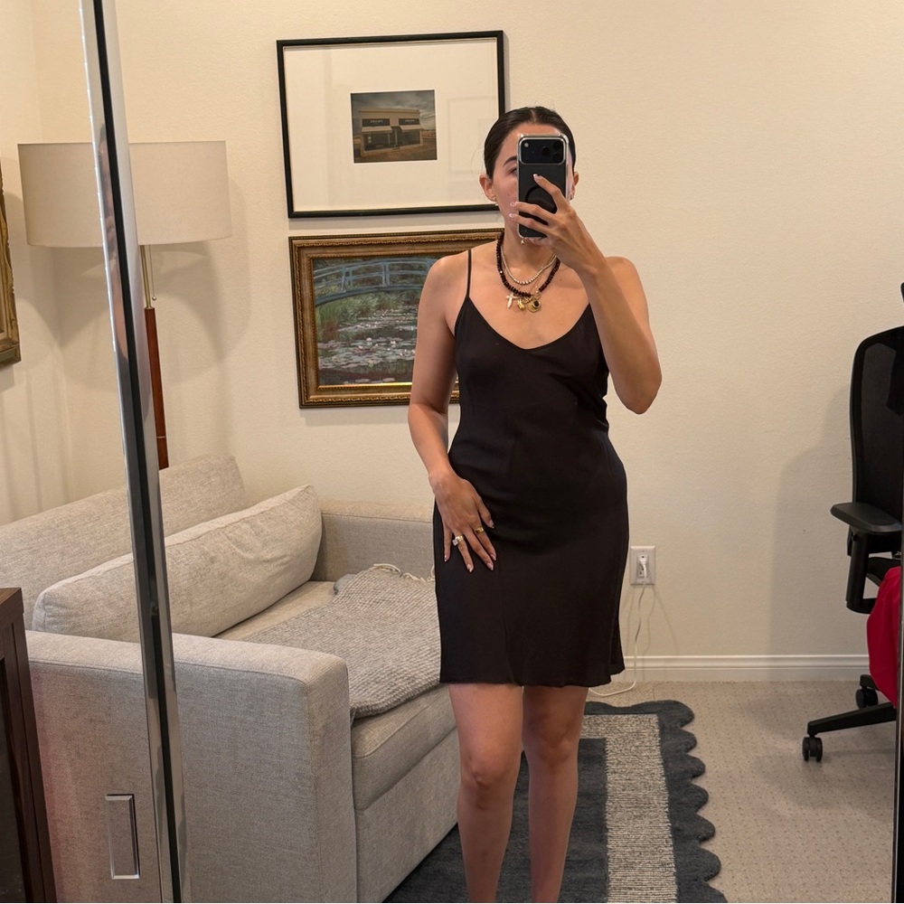 Black Slip Dress